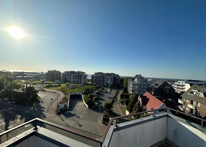 Traumhafte Ferienwohnung Seeperle in Cuxhaven - Duhnen mit Teilseeblick in 1A Lage