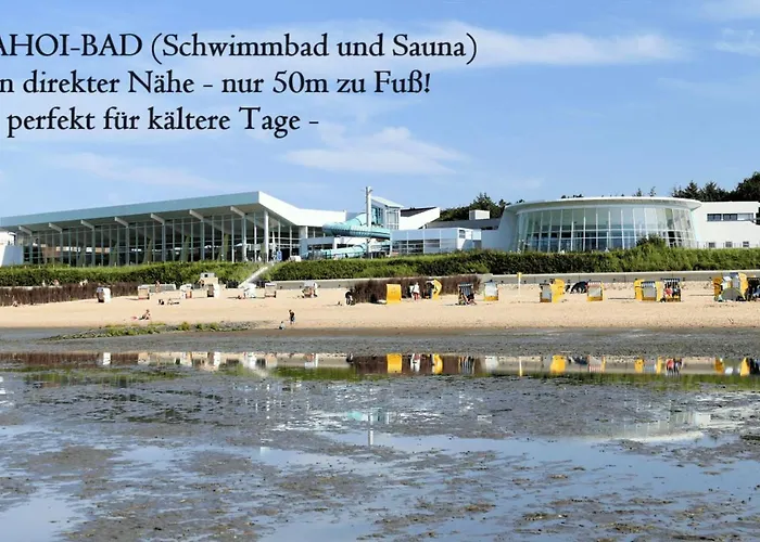 Traumhafte Ferienwohnung Seeperle in Cuxhaven - Duhnen mit Teilseeblick in 1A Lage